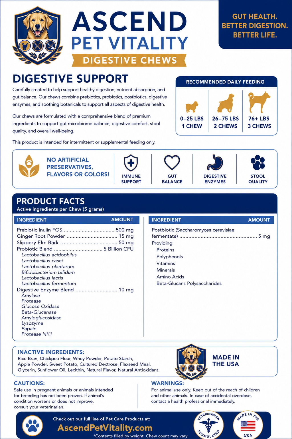 4 in 1 Digestive Chews